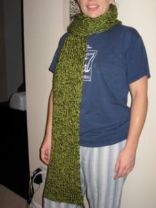 The hasty scarf